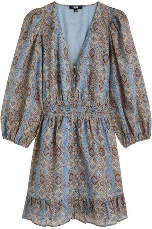 Paige Ophelie Cotton-blend Mini Dress - - L (UK14 / L)