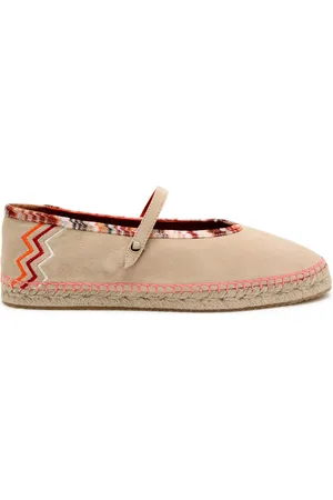Missoni Lola Suede Espadrille Flats - - 37 (IT37 / UK4)