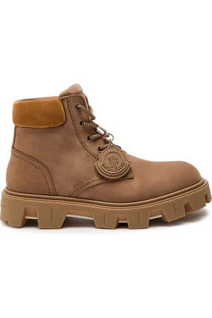Moncler Peak City Nubuck Hiking Boots - - 44 (IT44/ UK10)