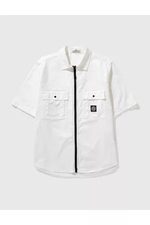 Stone Island Men Casual Shirts - SUPIMA® Cotton Twill Stretch Overshirt