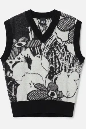 PAM PERKS AND MINI Arrangement V-neck Knitted Vest
