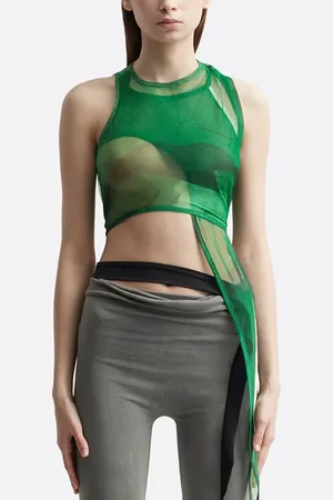 OTTOLINGER MESH DRAPE TOP