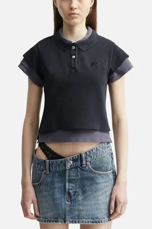 Alexander Wang Layered Shrunken Polo