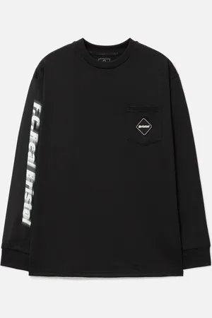 F.C. Real Bristol Blurred Logo Long Sleeve Team Pocket T-shirt