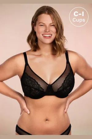 HSIA Enchante Lace Wire Bra for Lifting and Separating Large Breasts - / 34 / C