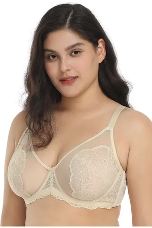 HSIA Blossom Full Coverage Side Support Bra: Designed for Heavy Busts - / 36 / H