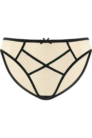 HSIA Punk Chic Mesh Bikini Underwear - XL /