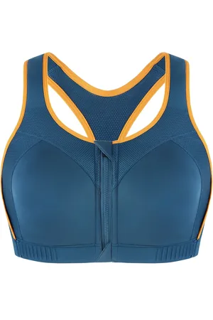 HSIA Speed Race High Impact Adjustable Racerback Sports Bra - M /