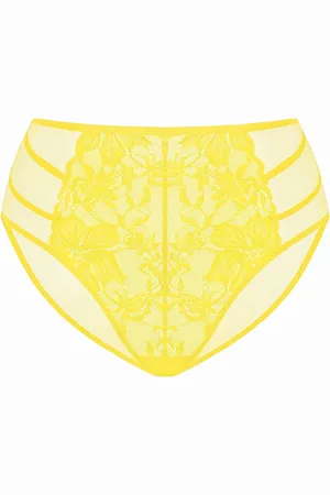 HSIA Spring Romance High-Rise Floral Lacy Panty-Comfort in Style - M /