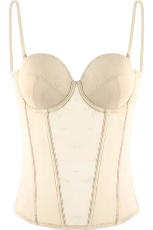 HSIA Gracious Vintage-Inspired Lace Overbust Elegant Corset Bustier - L /