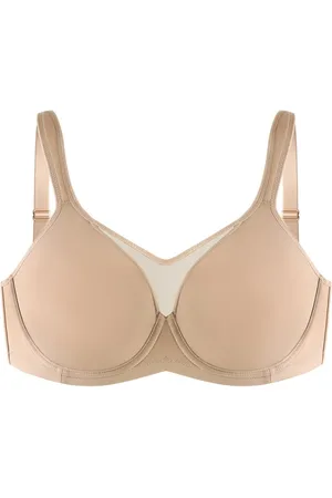 HSIA Momship Smoothing Unlined Minimizer Underwire Bra - / 34 / C