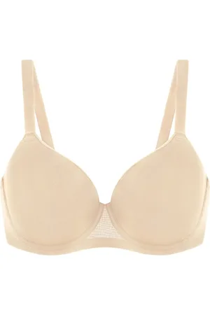 HSIA AirMesh Full Coverage Smooth Mesh Lightly Padded Lined Underwire T-Shirt Bra - / 42 / D