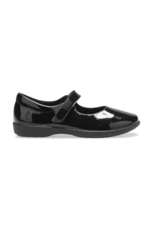 Hush Puppies Flat Shoes - Lexi Mary Jane Flats, Size 3.5 Medium Width, Black Patent