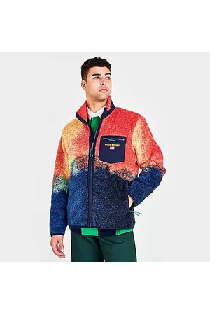 Ralph Lauren Men's Polo Sports Ombré Pile Fleece Jacket