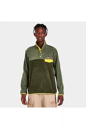 Ralph Lauren Men's Polo Sport Snap Pocket Brushed Fleece Pullover Top