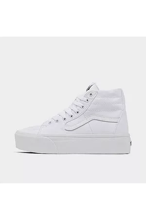 Vans Women Casual Shoes - Women's Sk8-Hi Tapered Stackform Soft Suede Casual Shoes