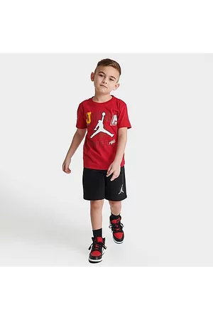 Jordan Girls Sports T-shirts - Little Kids' Gym 23 T-Shirt and Shorts Set