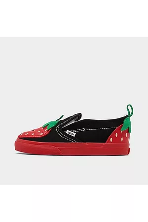 Vans Casual Shoes - Kids' Toddler Classic Slip-On Strawberry Casual Shoes