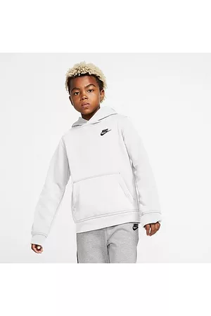 Nike Boys Sports Hoodies - Boys' Sportswear Club Fleece Pullover Hoodie