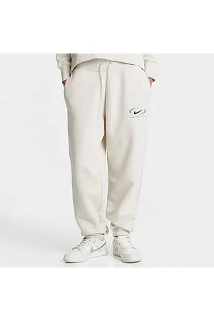 Nike Collection Fleece loose-fit cuffed sweatpants in dusty green