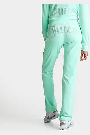 Women's OG Embellished Velour Track Pant, Juicy Couture