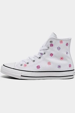 Converse Girls Big Kids Chuck Taylor All Star Florals High Top Casual Shoes in Size: 5.5