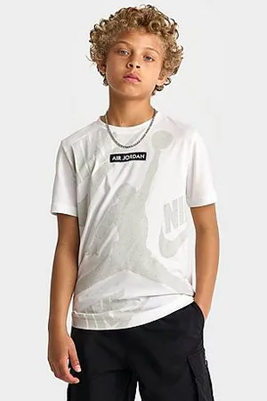 Jordan Boys Air 4 Speckled Retro T-Shirt in Size: Medium