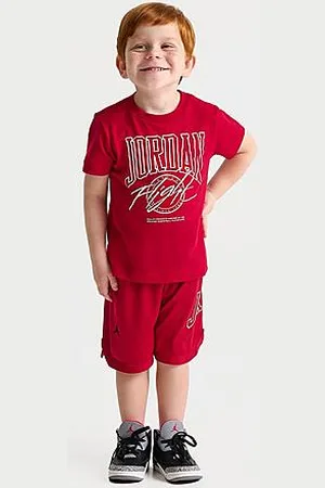 Jordan Kids Toddler Beyond The Arc T-Shirt and Mesh Shorts Set in Size: 4T