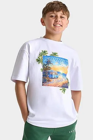 Sonneti Kids London Palms Sunrise Photo T-Shirt in Size: Medium