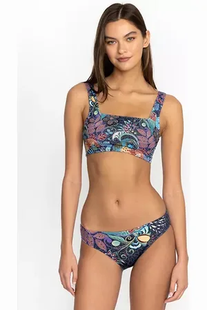 Keyhole Wrap Bikini Top in Sea Bliss, Bikini