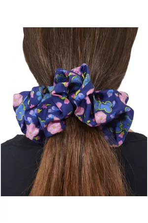 Marc Jacobs Ladies The Floral Scrunchie in Navy