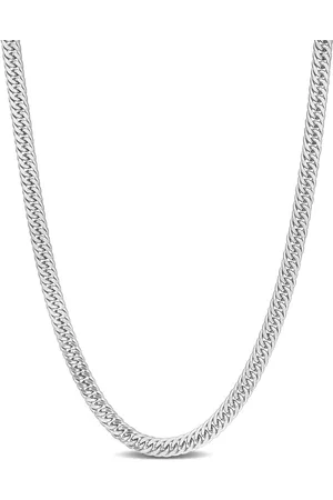 Amour 4 mm Double Curb Link Chain Necklace