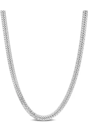Amour 4 mm Double Curb Link Chain Necklace