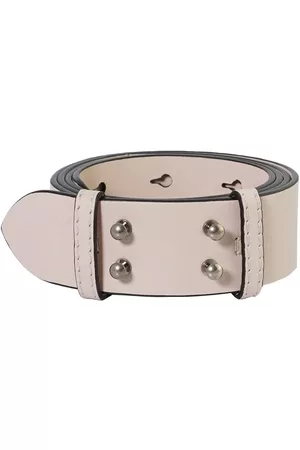 Burberry The Medium Ladies Belt Bag Grainy Leather Belt- Chalk