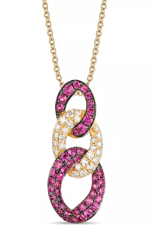 Le Vian Women Necklaces - Pendant Passion Ruby, Nude Diamonds set in 14K Honey Gold YRLI 25
