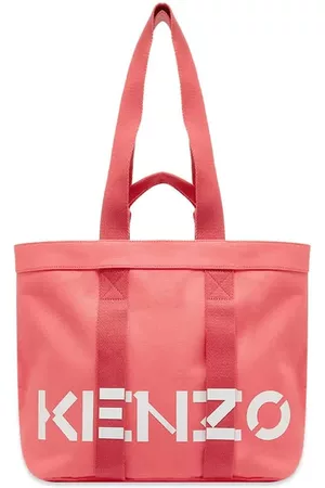 Kenzo Mens Logo-print Tote Bag - Coral