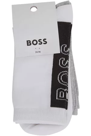HUGO BOSS Jacquard Logo Sock Set Of 2, Brand Size 35
