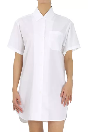 Max Mara Women Graduation Dresses - Ladies Optical Palau Cotton Shirt Dress, Brand Size 44 (US Size 10)