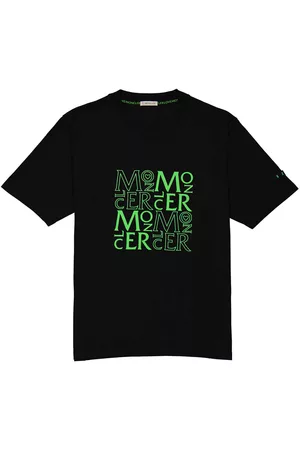 Moncler Cotton Logo Patch Short Sleeve T-shirt, Size Medium