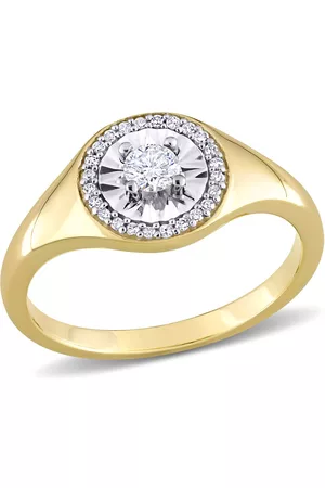 Amour 1/4 CT TW Diamond Ring in 10k Yellow Gold