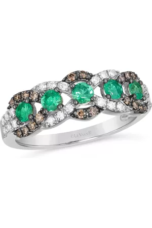 Le Vian Women Gold Rings - Costa Smeralda Emeralds Ring set in 14K Vanilla Gold