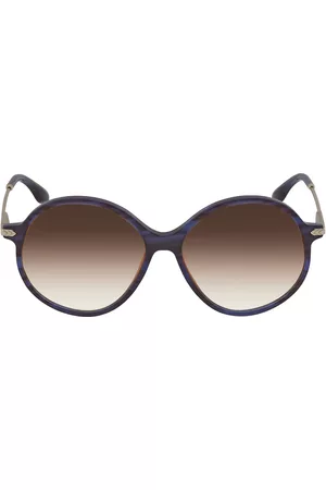 Victoria Beckham Brown Round Ladies Sunglasses VB632S 419 58