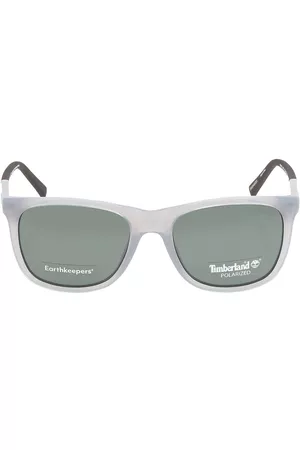 Timberland Men Square Sunglasses - Green Square Mens Sunglasses TB9255 20R 56
