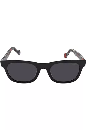 Moncler Men Square Sunglasses - Smoke Square Mens Sunglasses ML0122 05A 54