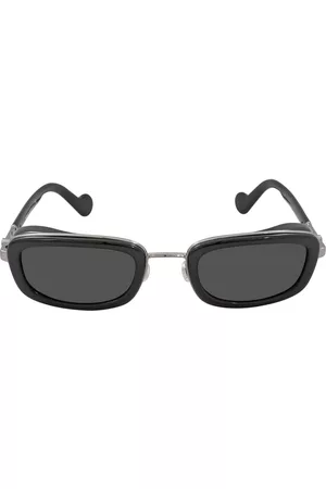 Moncler Men Square Sunglasses - Grey Square Mens Sunglasses ML0127 01A 52