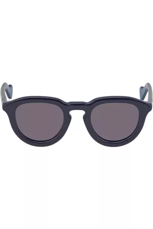 Moncler Sunglasses - Polarized Gold Mirror Oval Unisex Sunglasses ML0079 92D 48