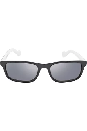 Moncler Smoke Mirror Rectangular Mens Sunglasses ML0116 92C 56
