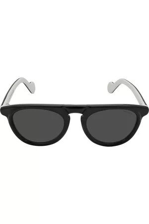 Moncler Grey Browline Mens Sunglasses ML0100 04C 53