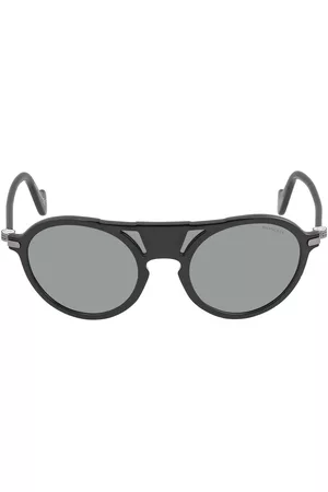 Moncler Grey Pilot Unisex Sunglasses ML0053 01B 00