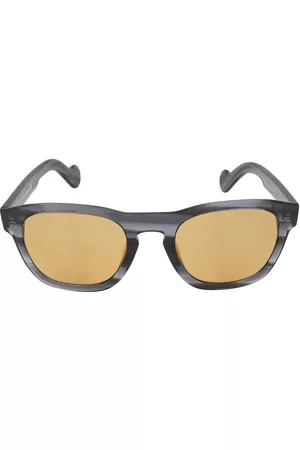 Moncler Square Sunglasses - Yellow Square Unisex Sunglasses ML0093 92J 52